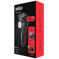 BRAUN SHAVER 51-R1200s RED EURO