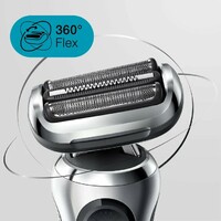 BRAUN S7 SHAVERS 71-S7200CC SILVER 1CT