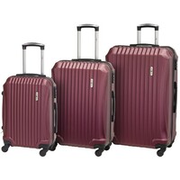 ENOVA ABS SEVILLA Set kofera 55 / 65 / 75cm bordo