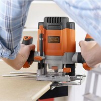 BLACK & DECKER KW1200E-QS FREZER 1200W  6.35 MM