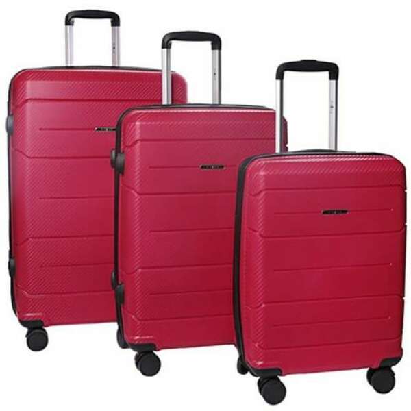 ENOVA MODENA PP Set kofera 3/1 Fuchsia