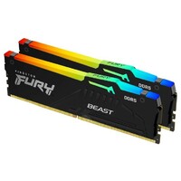 KINGSTON DIMM DDR5 64GB (2x32GB kit) 5600MT/s KF556C36BBEAK2-64 Fury Beast RGB EXPO