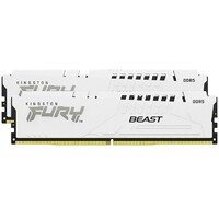 KINGSTON DIMM DDR5 64GB (2x32GB kit) 5600MT/s KF556C36BWEK2-64 Fury Beast White Expo