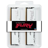 KINGSTON DIMM DDR5 64GB (2x32GB kit) 5600MT/s KF556C36BWEK2-64 Fury Beast White Expo