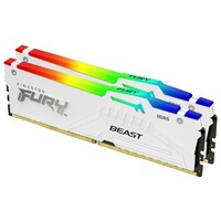 KINGSTON DIMM DDR5 64GB (2x32GB kit) 5200MT/s KF552C36BWEAK2-64 Fury Beast RGB White Expo