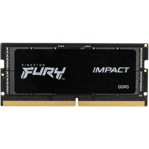 KINGSTON SODIMM DDR5 16GB 4800MT/s KF548S38IB-16 Fury Impact black