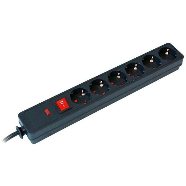 COMMEL 1.5m 6 uticn. 16A 250V 3500W