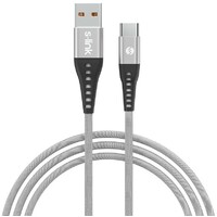 S-LINK USB - Tip C, 1 M, 3A, SL-STM60L srebrni
