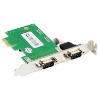 E-GREEN PCI Express kontroler 2-port serial RS232 DB-9