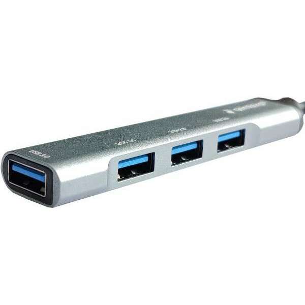 GEMBIRD UHB-U3P4-05 HUB Type-C+A to 4USB3.0 Aluminum
