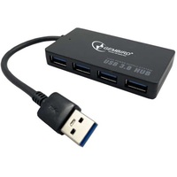 GEMBIRD UHB-U3P4-03 HUB 4x USB3.0 4-port storage speed 5Gbps black