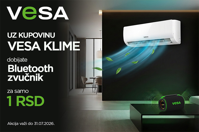 Vesa klime + zvučnik za 1 dinar