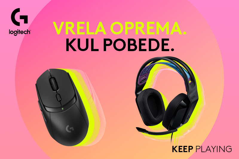 Logitech gaming miševi i slušalice
