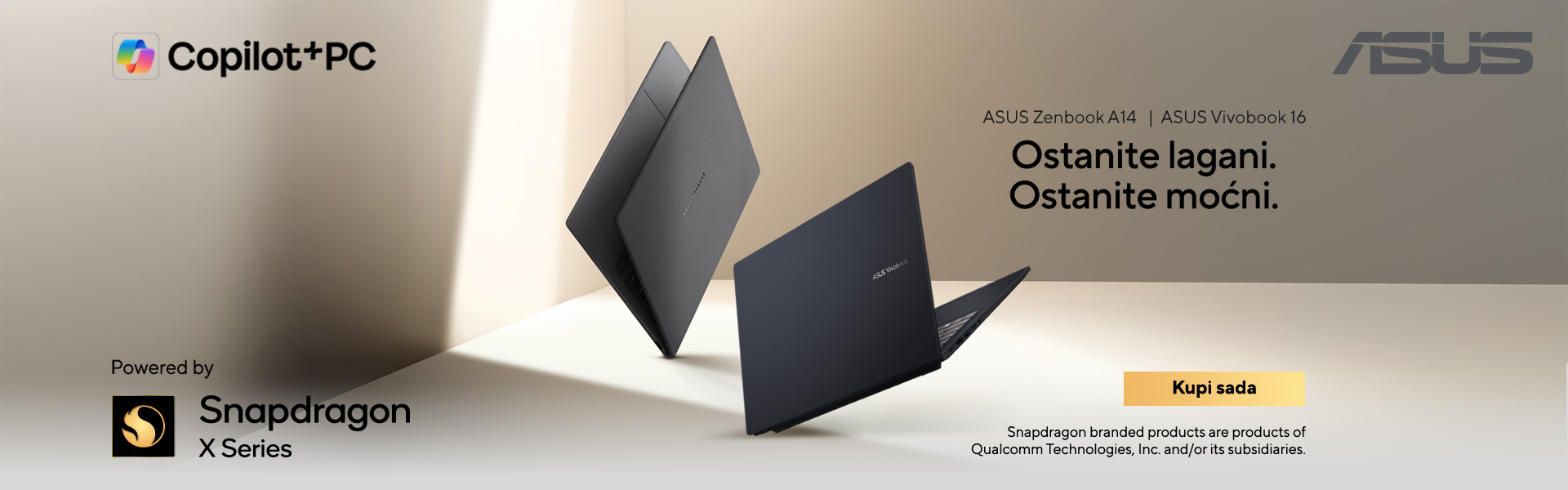 ASUS Copilot+ PC laptopovi