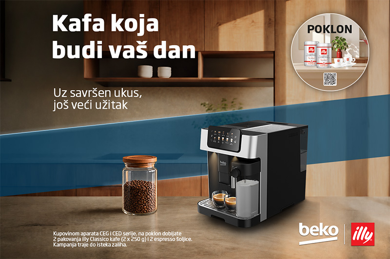 Beko espresso aparati i kafa na poklon