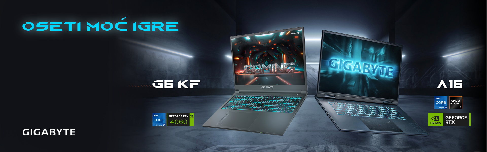 Gigabyte G6 KF i Gigabyte A16 laptopovi