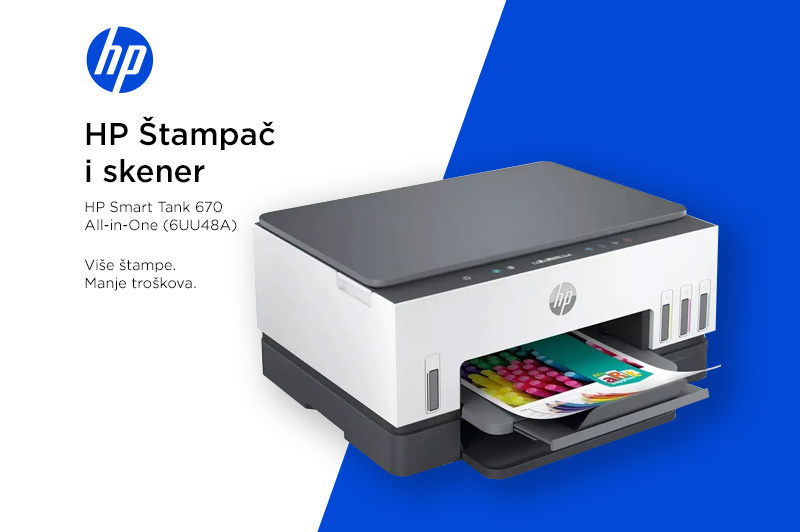 HP štampač Smart Tank 670 All-in-One