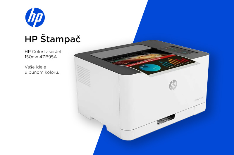 HP Color Laser 150nw (4ZB95A) štampač