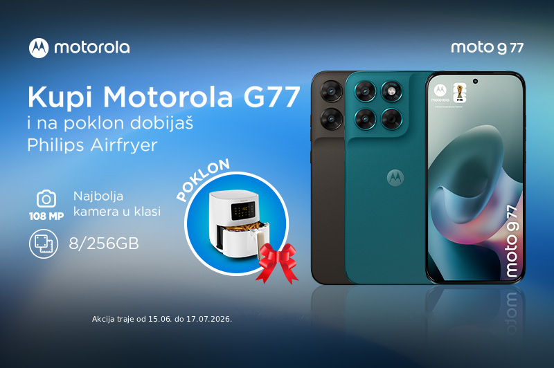 Motorola g77 plus Philips Air Fryer na poklon