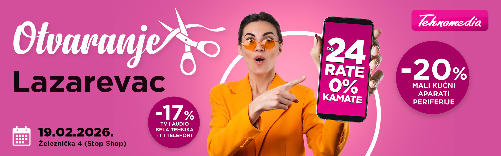 Otvaranje nove radnje u Lazarevcu