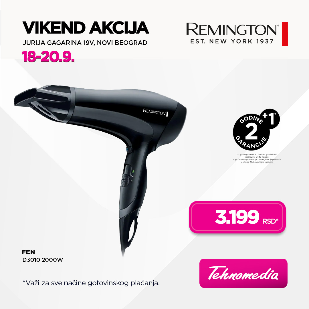 Remington D3010 2000W