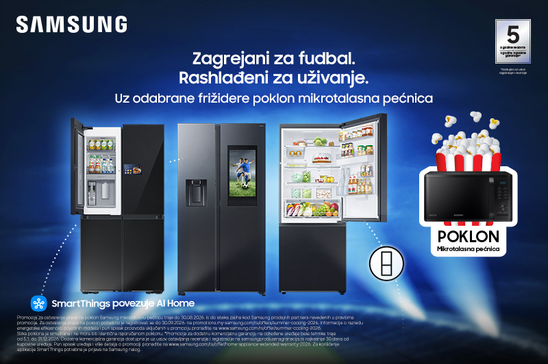 Samsung frižideri plus mikrotalasna pećnica