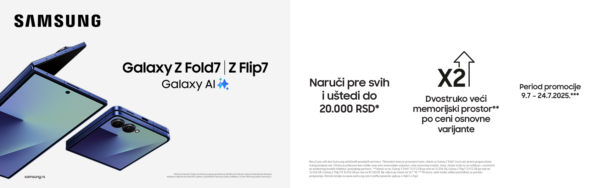 Samsung Galaxy Z telefoni preorder