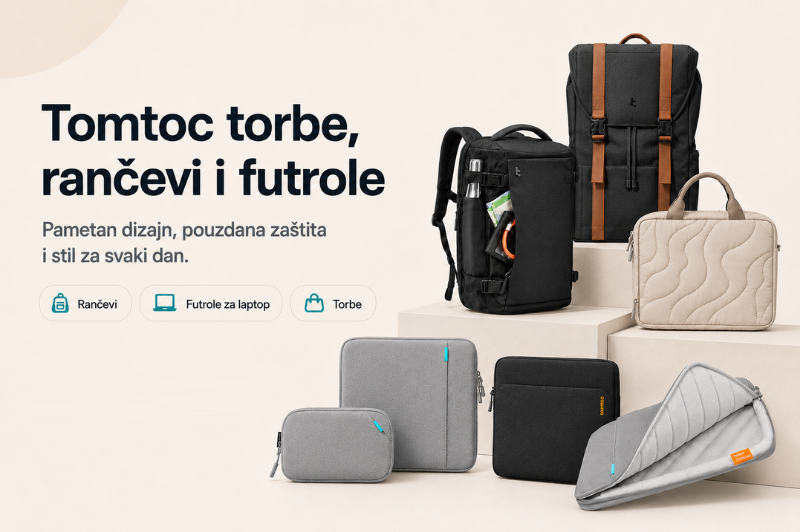 Tomtoc torbe, rančevi i futrole za laptop