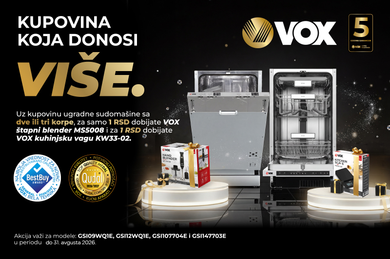 Vox ugradne sudomasine