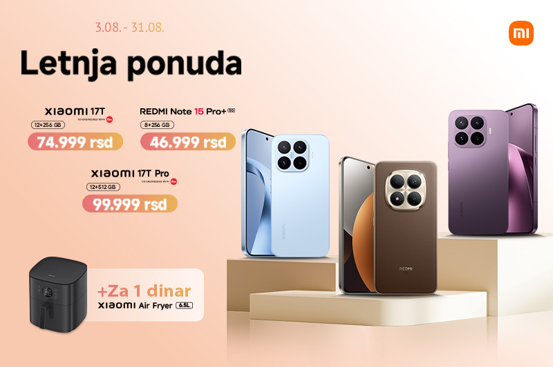 Xiaomi telefon plus Airfryer za 1 dinar
