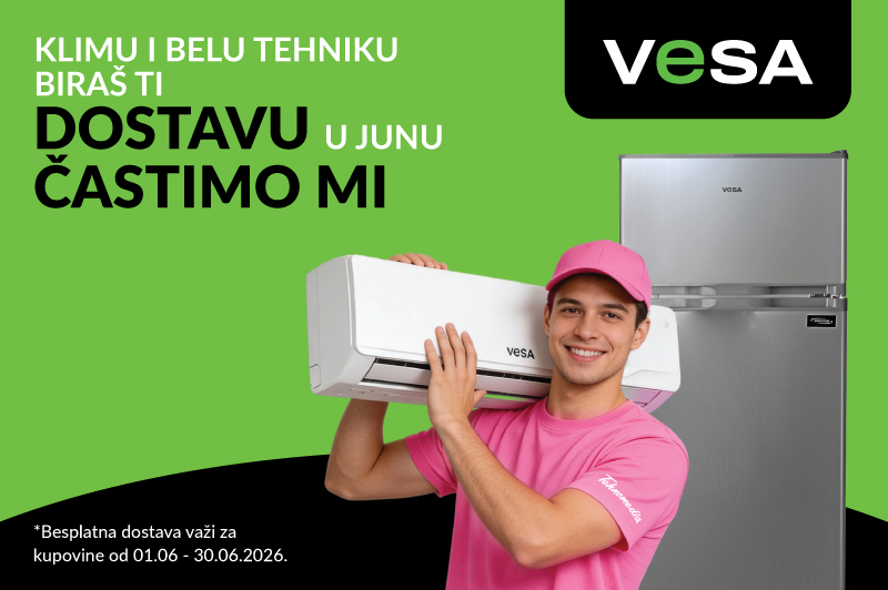 Bespaltna isporuka za Vesa uredjaje