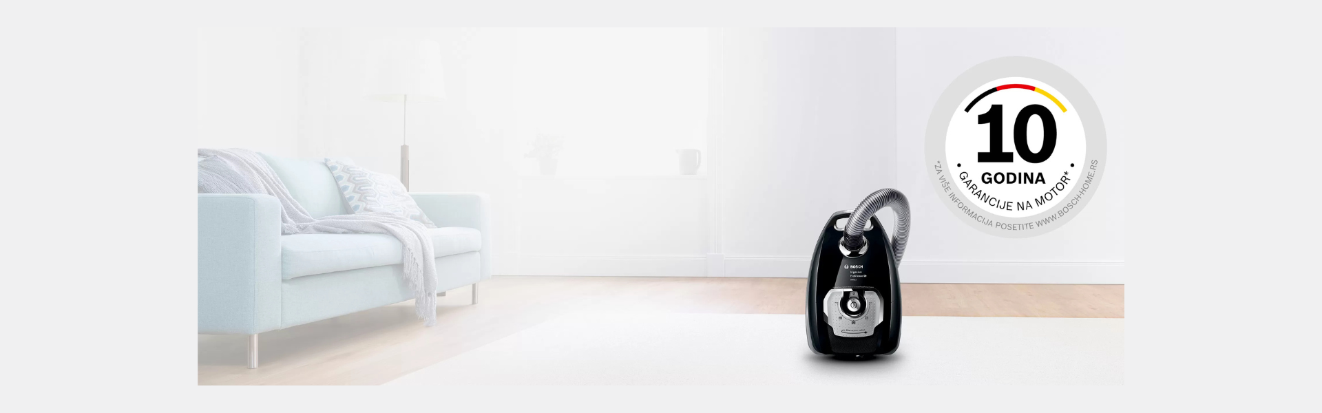Bosch usisivači - 10 godina garancije na motor