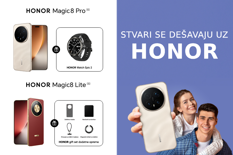 Honor Magic 8 plus poklon