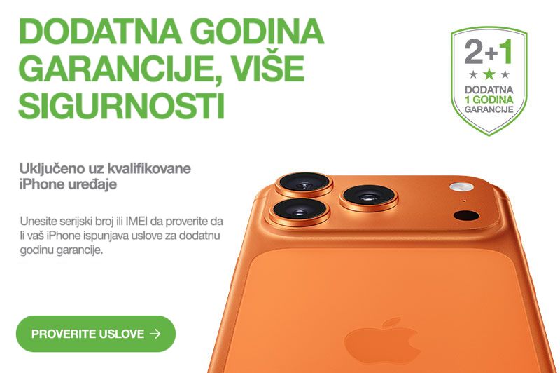 2+1 godina garancije za Apple iPhone