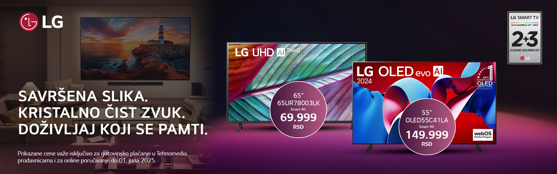 LG televizori