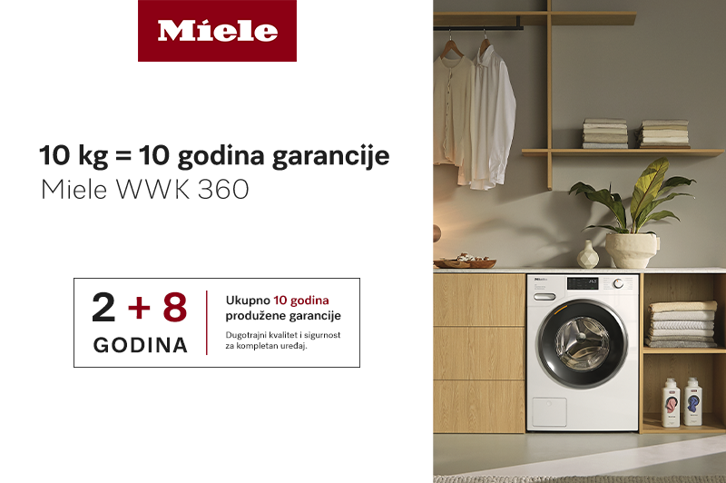 Miele WWK 360 WCS 10kg - 10 godina garancije