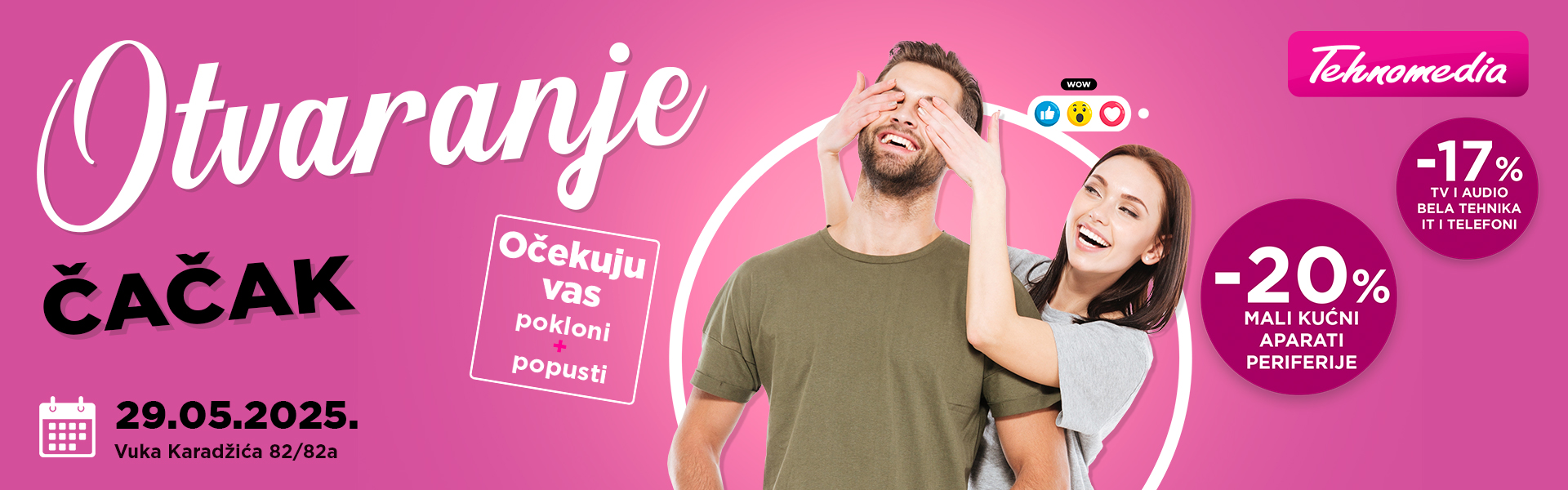 Otvaranje 3. Tehnomedia radnje u Čačaku u Stop Shopu
