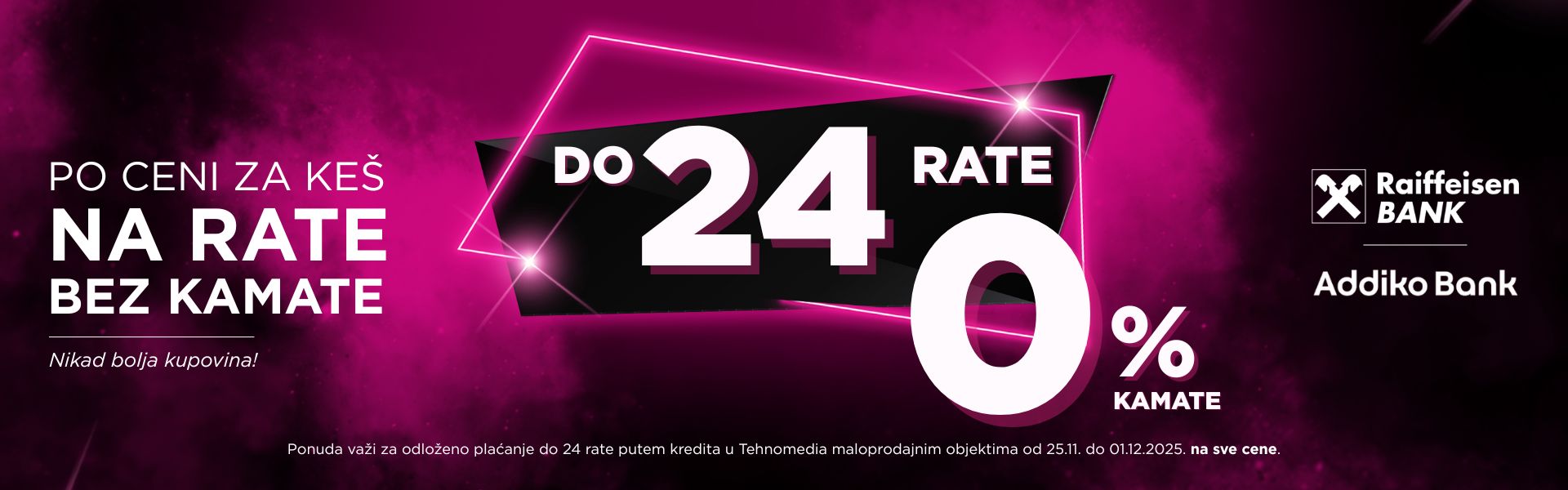 Black Fridaz beskamatni krediti Addiko i Raiffeisen banke