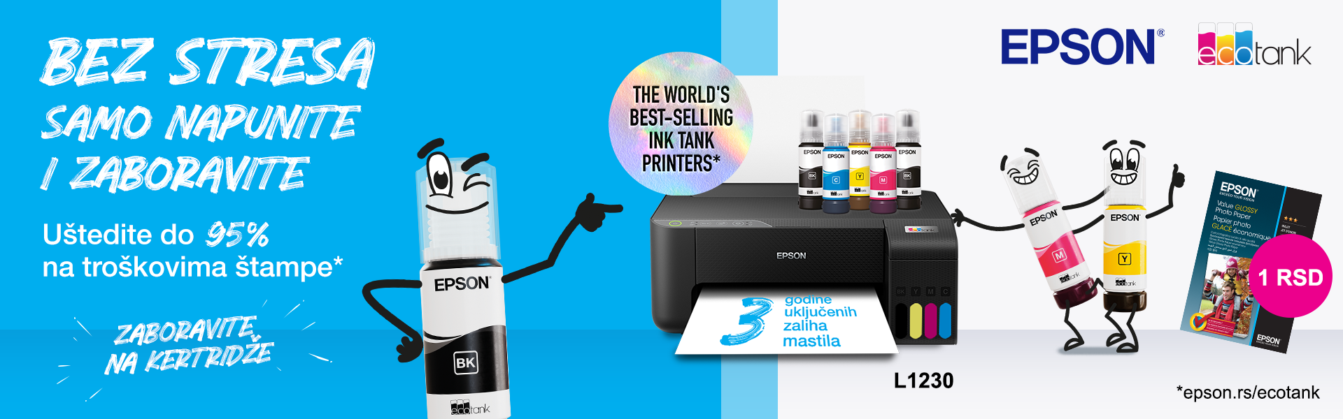 Epson L1230 EcoTank ITS InkJet štampač