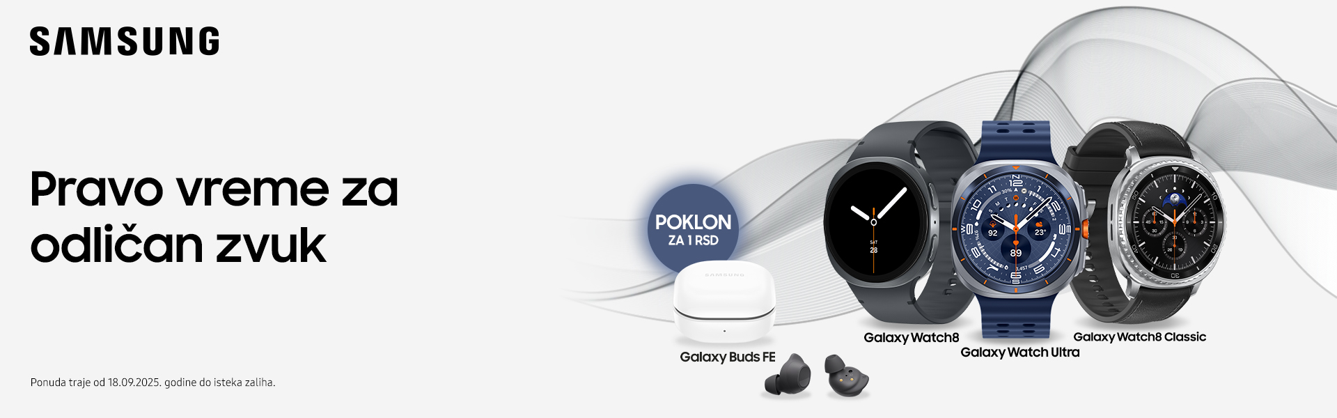 Samsung Galaxy Watch 8 + Galaxy Buds FE