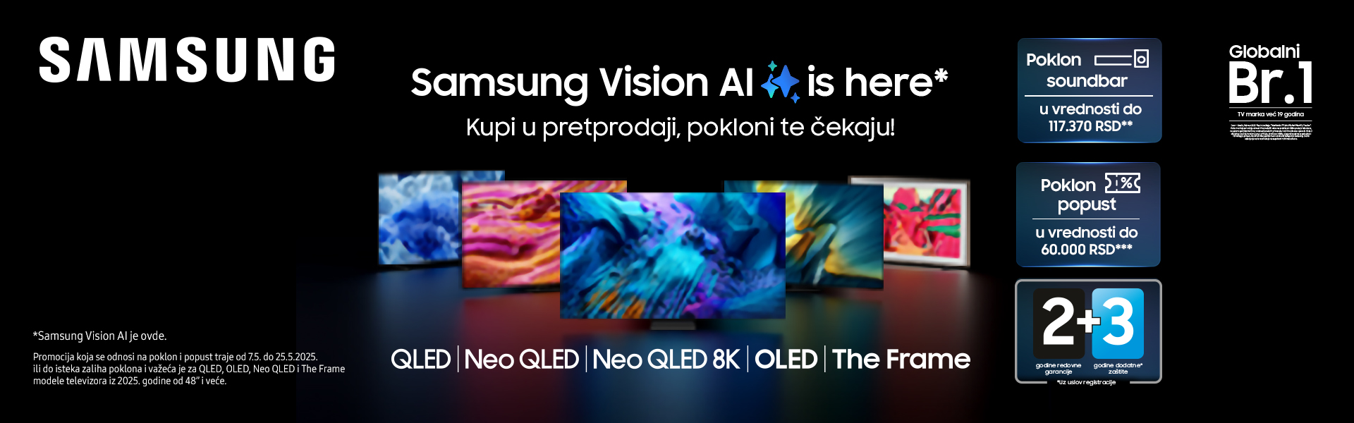 Samsung televizori + poklon