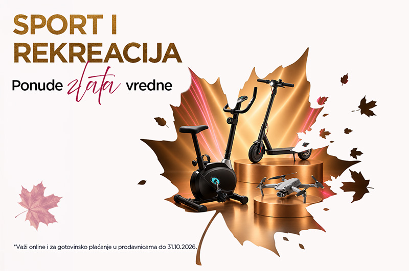 Sport, rekreacija, alati i bašta 2026.