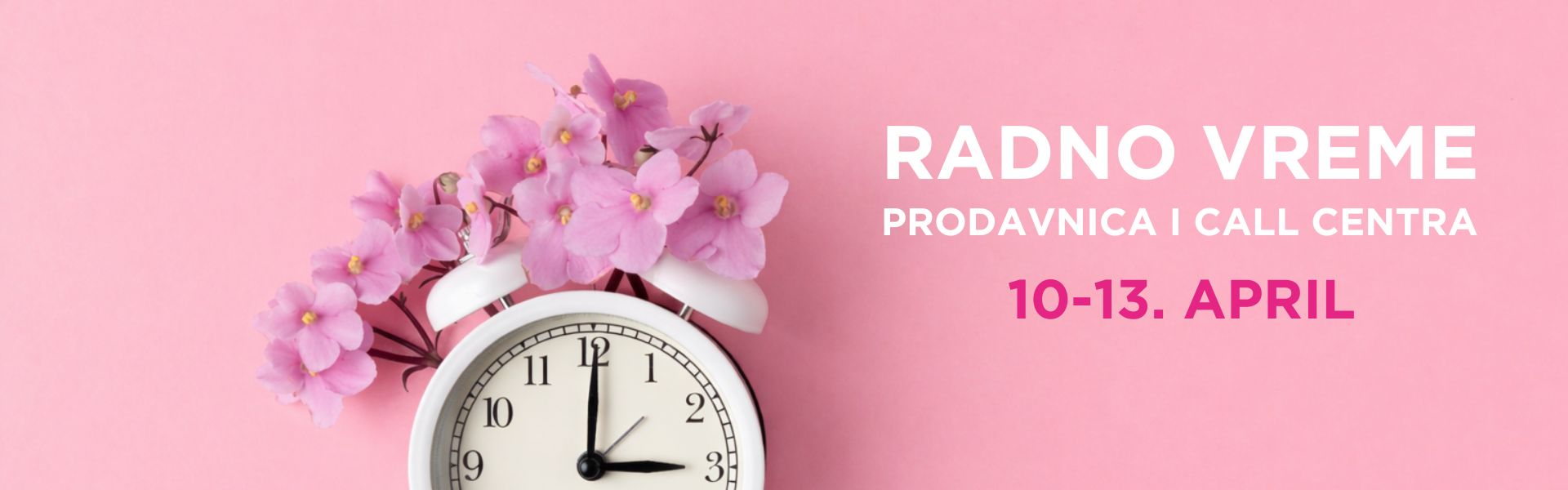 Radno vreme za Uskrs 2026.